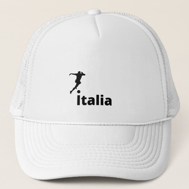 Italy soccer          trucker hat (Front)