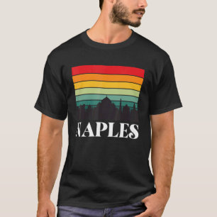 Italy Souvenir Naples Skyline Italian Home Mediter T-Shirt