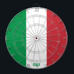"Italy Strikes!" Patriotic Dartboard<br><div class="desc">Get ready to hit the bullseye with national pride! This Italy-themed dartboard, featuring the flag of Italy, is perfect for sharpening your aim while celebrating your roots. Whether you’re a dart pro or just having fun with friends, this stylish dartboard will make every throw feel like a victory for Italy!...</div>