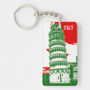 Italy   The Leaning Tower of Pisa Keychain