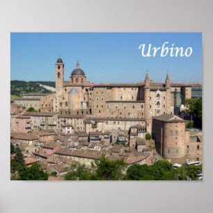 Italy - The Marches - Urbino - Poster