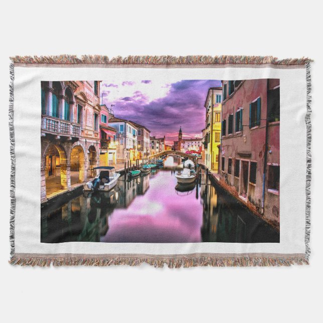 Italy throw blanket. (Front)