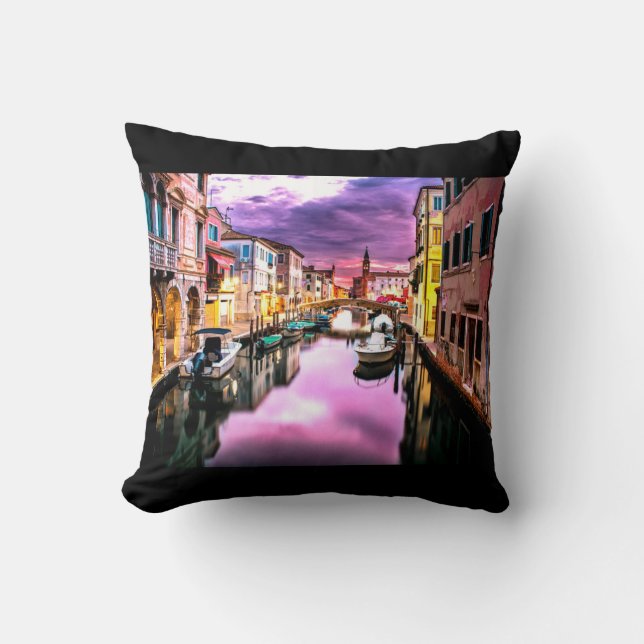 Italy throw pillow. throw pillow (Front)
