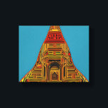 Italy Torino Mole Antonelliana Pop Art Style Canvas Print<br><div class="desc">Italy Torino Mole Antonelliana Pop Art Style</div>