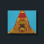 Italy Torino Mole Antonelliana Pop Art Style Canvas Print<br><div class="desc">Italy Torino Mole Antonelliana Pop Art Style</div>