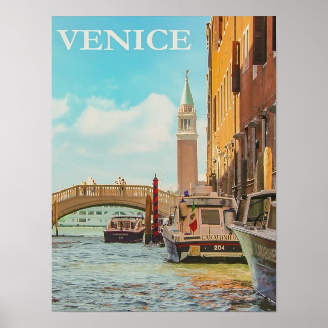 Italy Travel Poster  (Front)