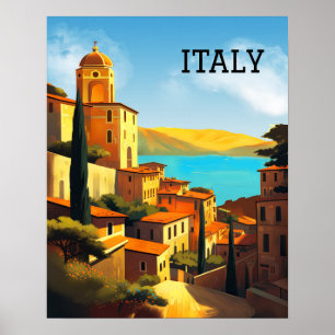 Italy Travel Poster