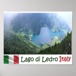Italy - Trentino Alto Adige Südtirol - Ledro Lake Poster