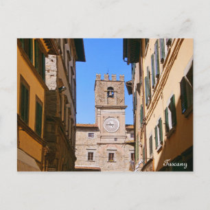 Italy Tuscany Cortona. Town Hall. Postcard