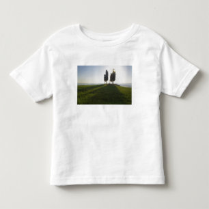 Italy, Tuscany, Cypress Trees in Tuscany with Toddler T-shirt