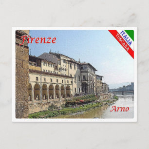Italy - Tuscany - Florence - Arno - Postcard