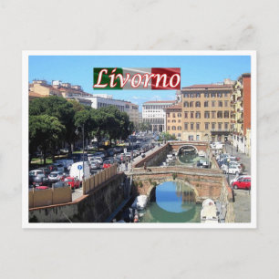 Italy - Tuscany - Livorno - Scali delle Pietre - Postcard