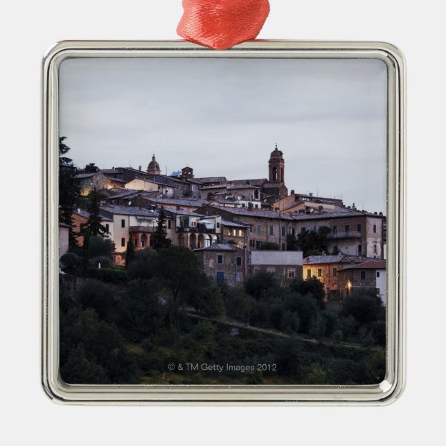 Italy,Tuscany,Montalcino Metal Ornament (Front)