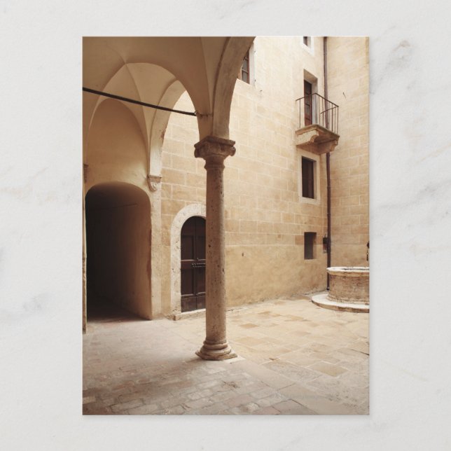 Italy,Tuscany,Pienza Postcard (Front)