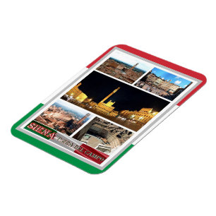 Italy - Tuscany - Siena - Piazza Del Campo - Magne Magnet