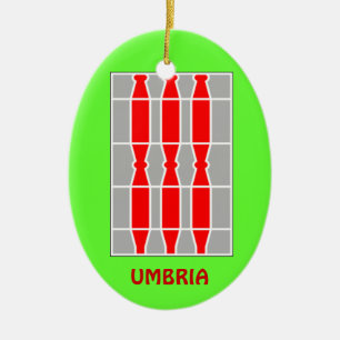 Italy - Umbria Christmas Ornament