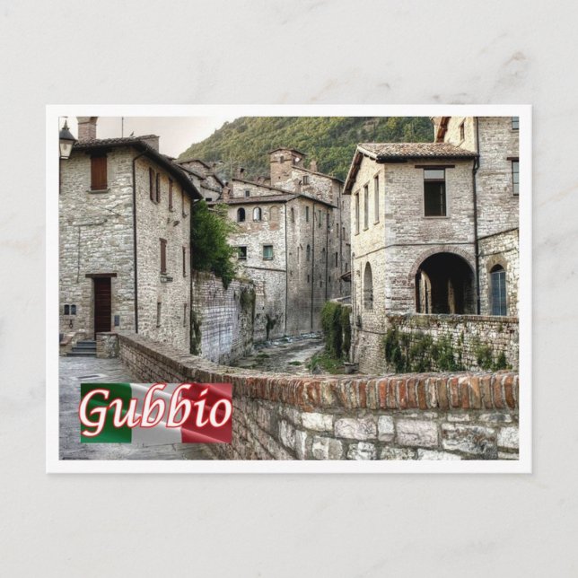 Italy - Umbria - Gubbio - San Martino District - Postcard (Front)