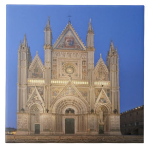 Italy, Umbria, Orvieto, Orvieto Cathedral Tile