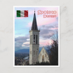 Italy - Umbria - Spoleto - The Dome - Postcard
