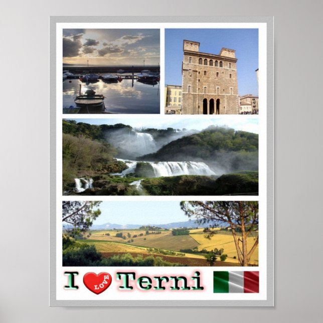 Italy - Umbria - Terni - I Love - Poster (Front)