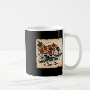 Italy Vacation Cinque Terre Riomaggiore Sea Travel Coffee Mug