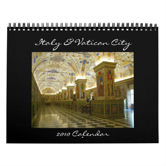 Italy & Vatican 2010 calendar (Cover)