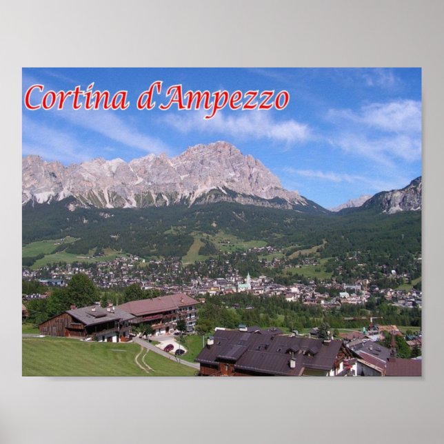 Italy - Veneto - Cortina D Ampezzo - Poster (Front)