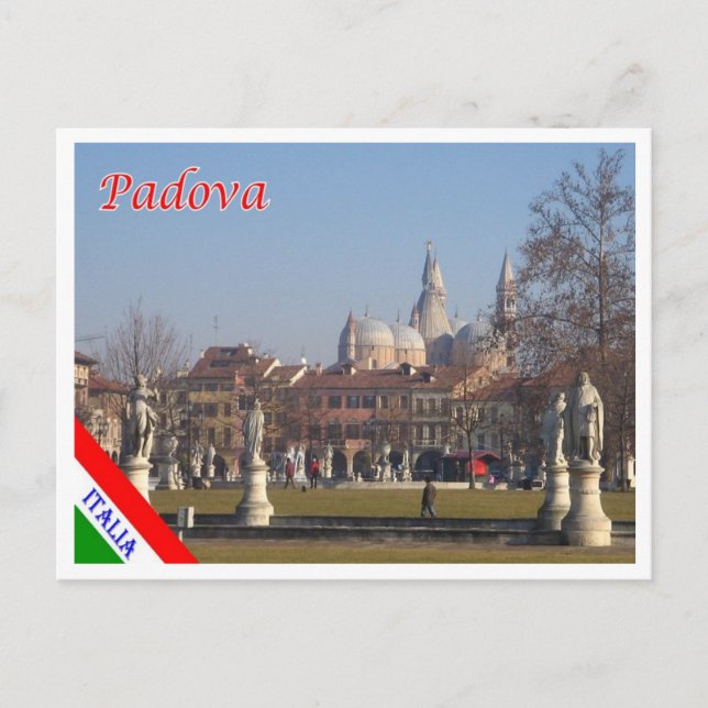 Italy - Veneto - Padova - Statues - Postcard (Front)