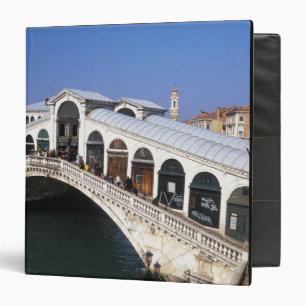 Italy, Veneto, Venice, Rialto Bridge crossing Binder