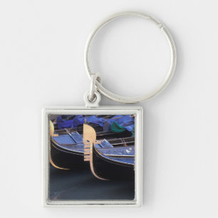 Italy, Veneto, Venice. Row of Gondolas. Keychain