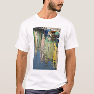 Italy, Venice, Burano. Multicolored houses along T-Shirt