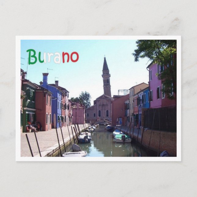 Italy - Venice - Burano - Postcard (Front)