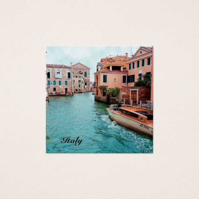 Italy Venice   Business Card Magnet (Front)