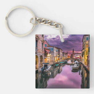 Italy Venice Canal Acrylic Keychain