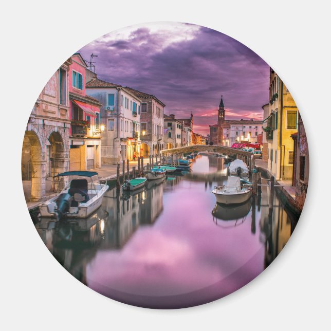 Italy Venice Canal Magnet (Front)