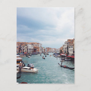Italy Venice Canal Photo Postcard