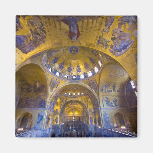Italy, Venice. Interior of St. Marks Cathedral. Magnet