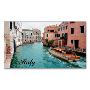 Italy Venice   Magnetic Business Card