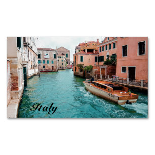 Italy Venice   Magnetic Business Card