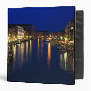 Italy, Venice, Night View Along the Grand 2 Binder