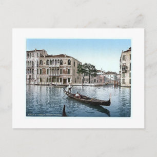 Italy Venice  Palazza Da Mula 1890's Postcard