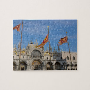 Italy, Venice, St. Mark's Basilica in St. Mark's Jigsaw Puzzle