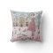 Italy Venice travel pink grey pigeons girl drawing