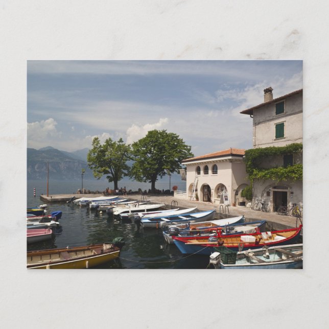Italy, Verona Province, Malcesine. Cassone old Postcard (Front)