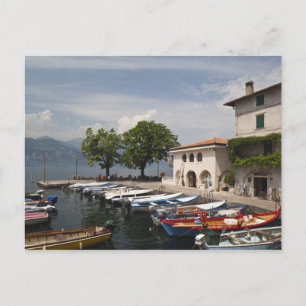 Italy, Verona Province, Malcesine. Cassone old Postcard