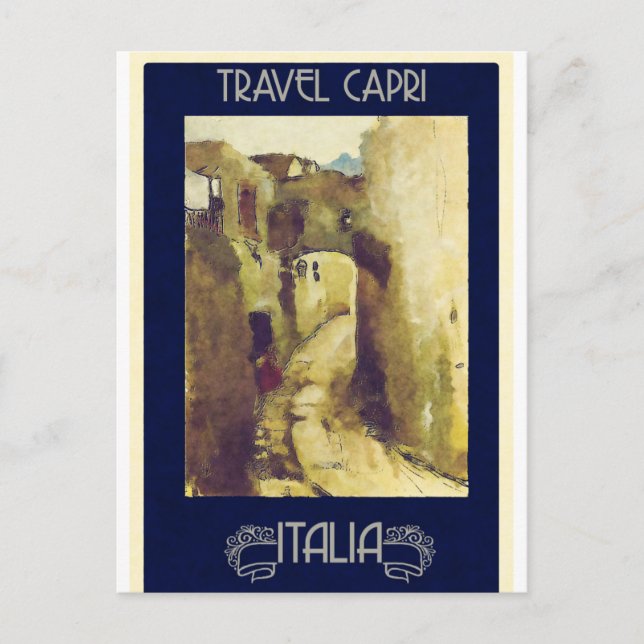Italy Vintage Travel Postcard (Front)