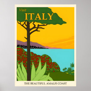 Italy Vintage Travel Poster