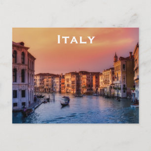 Italy Vintage Travel Tourism Add Postcard