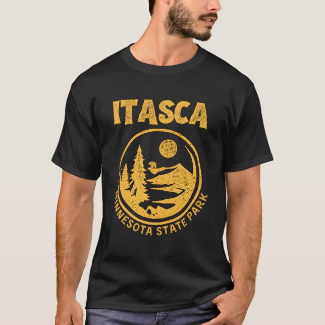 Itasca State Park Minnesota T-Shirt (Front)