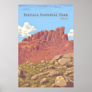 Itatiaia National Park Brazil Travel Poster